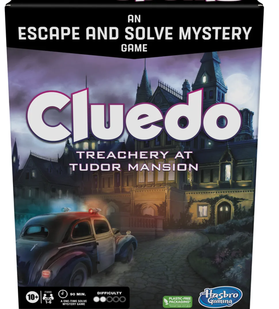 Hasbro Gaming Cluedo Treachery At Tudor Mansion An Escape And Solve Mystery Game Fashion