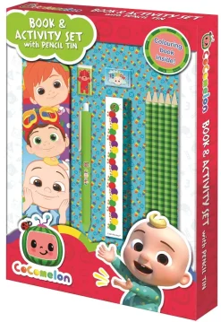Cocomelon Book & Activity Set With Pencil Tin Best Sale