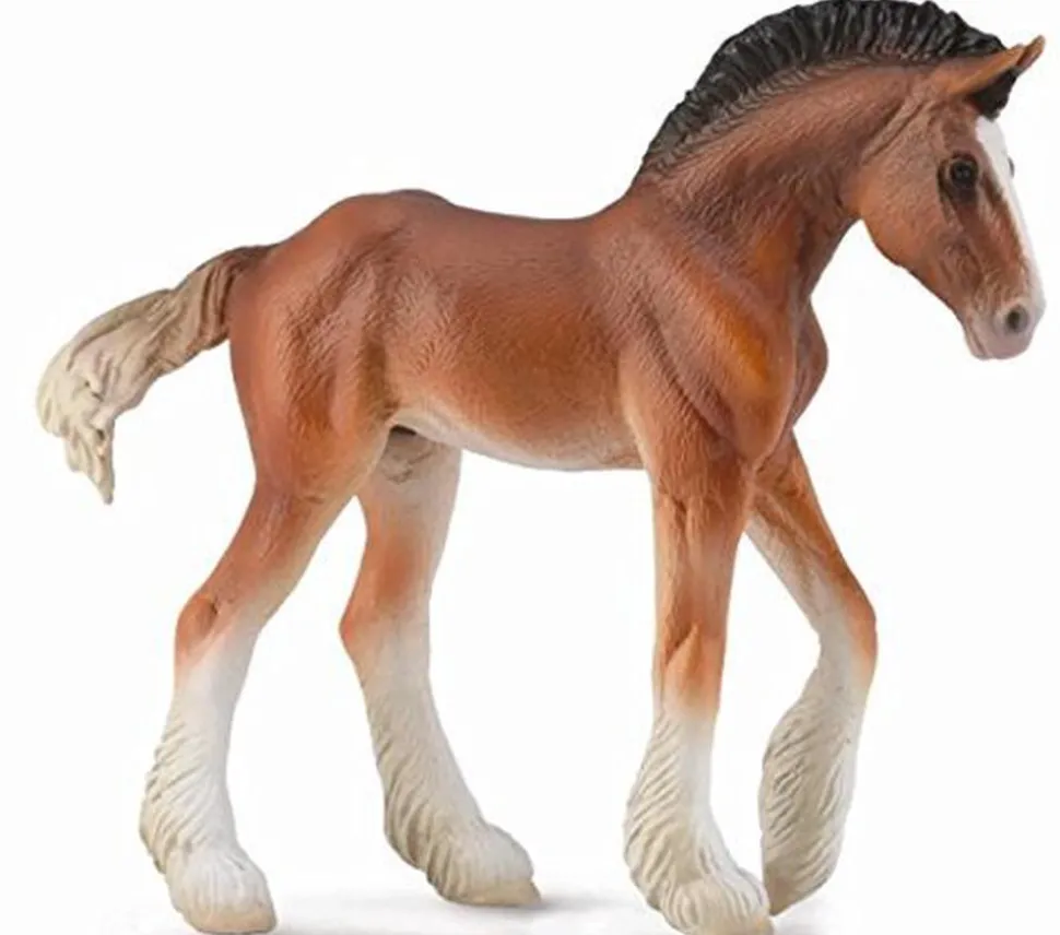 CollectA Clydesdale Foal Bay (Red) Fashion