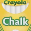 Crayola Chalk 12 Sticks White. Discount