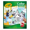 Crayola Colour & Sticker Book Bluey New