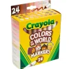 Crayola Colours Of The World Markers 24 Pack Fashion