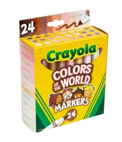 Crayola Colours Of The World Markers 24 Pack Fashion