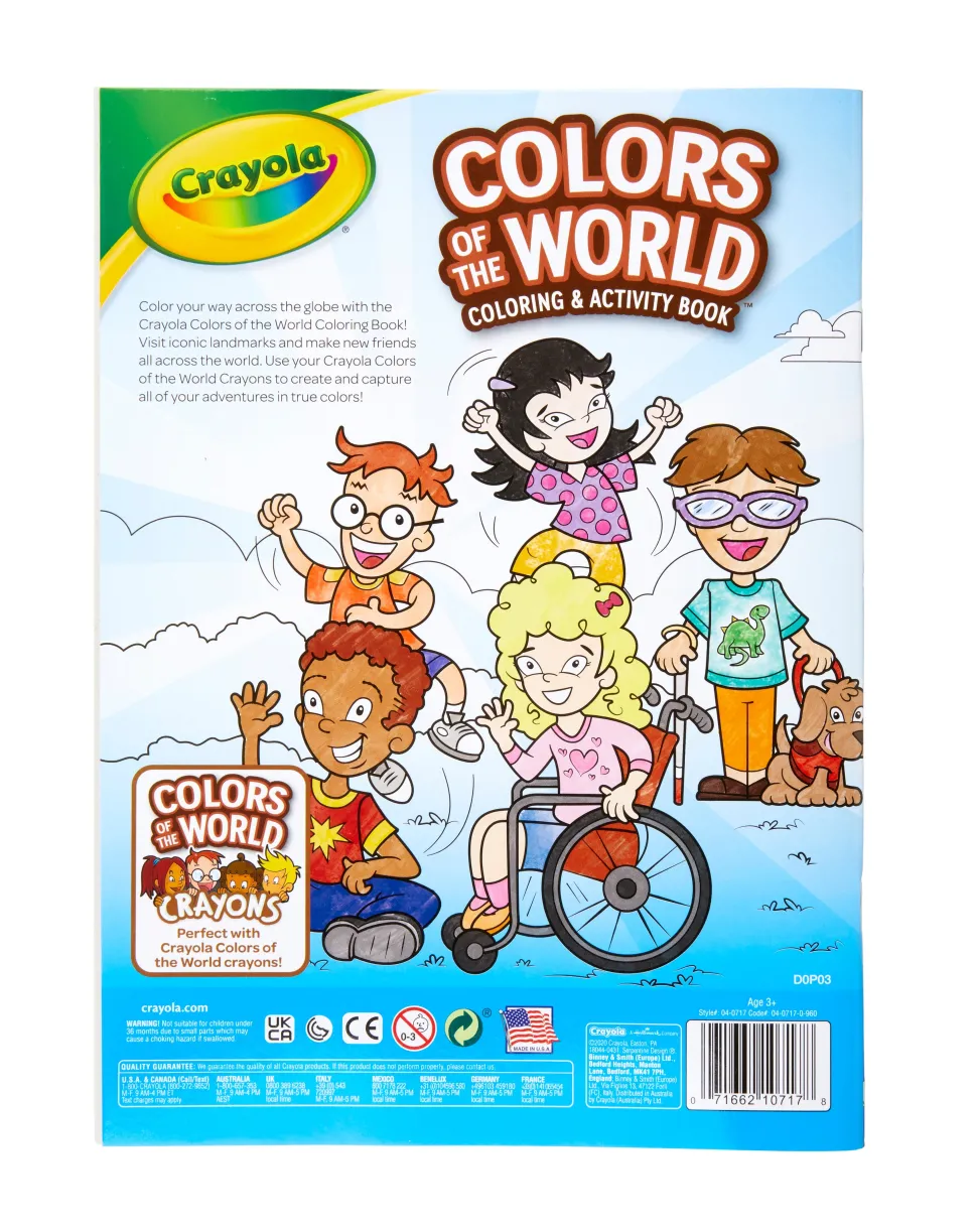 Crayola Colours Of The World Colouring & Activity Book Hot