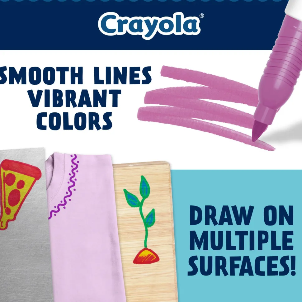 Crayola Doodle & Draw Fine Point Markers 12 Pack Cheap