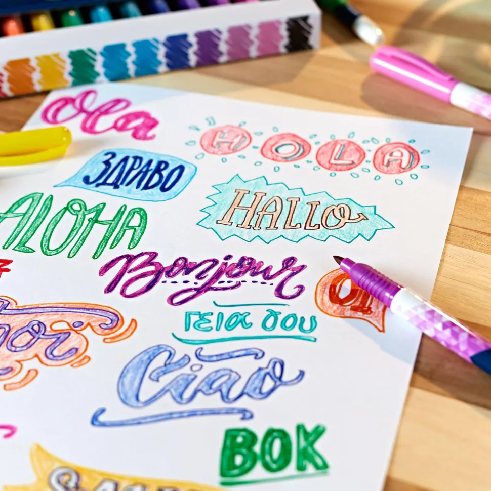 Crayola Doodle & Draw Fine Point Markers 12 Pack Cheap