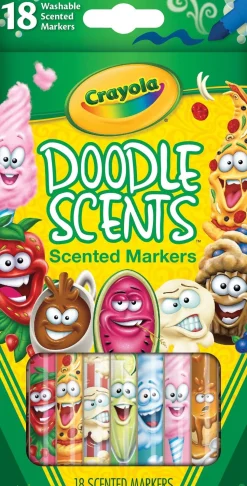 Crayola Doodle Scents Washable Scented Markers 18 Pack Cheap