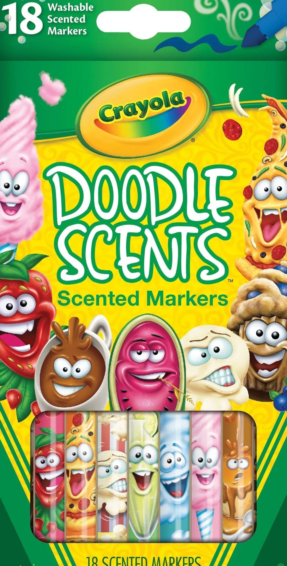 Crayola Doodle Scents Washable Scented Markers 18 Pack Cheap