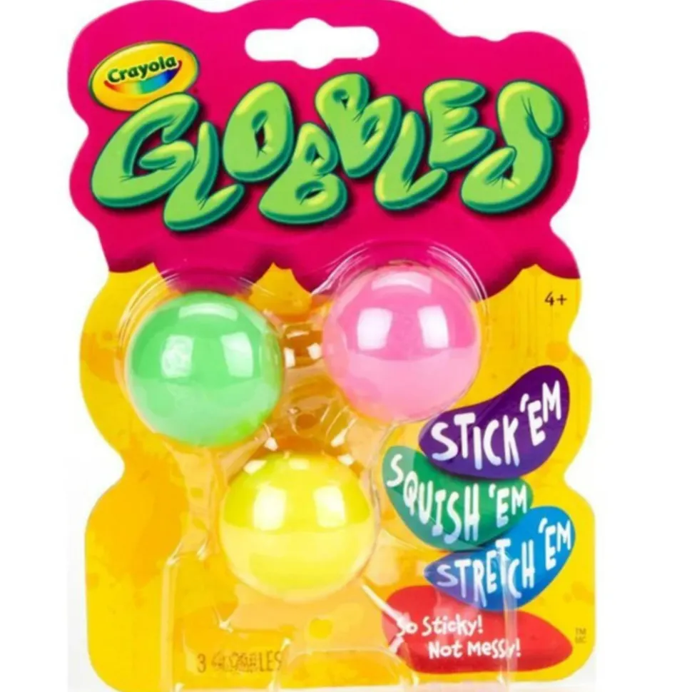 Crayola Globbles Fidget Toy 3 Pack Assorted Styles Cheap