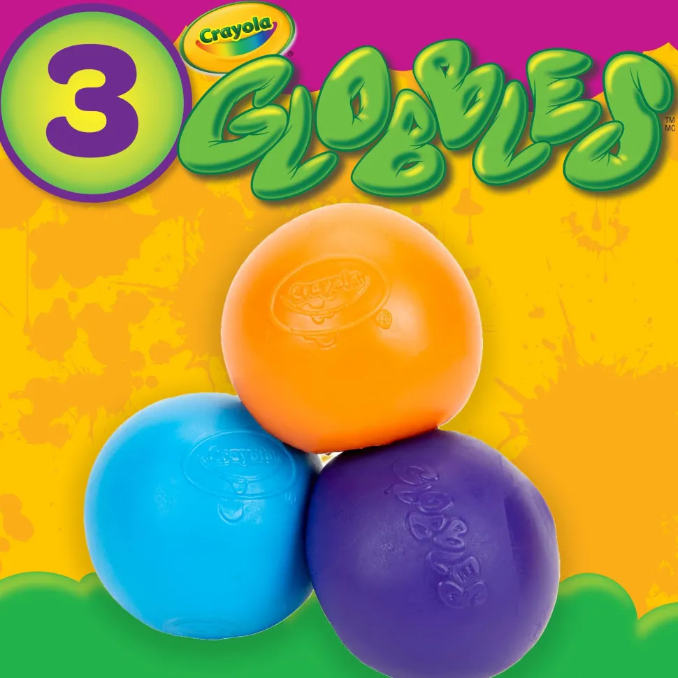 Crayola Globbles Fidget Toy 3 Pack Assorted Styles Cheap