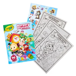 Crayola Nursery Rhymes Colouring Book 96 Pages Hot