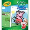 Crayola Peppa Pig Colour & Sticker Book Fashion