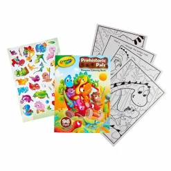 Crayola Prehistoric Pals 96 Page Dinosaur Colouring Book Sale