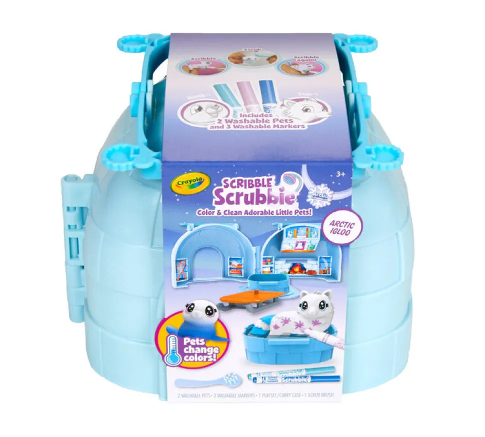 Crayola Scribble Scrubbie Pets Arctic Igloo Kit Best Sale