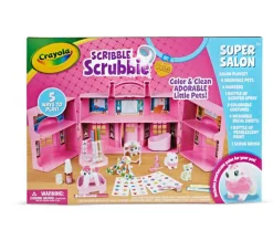 Crayola Scribble Scrubbie Pets Super Salon Playset Flash Sale