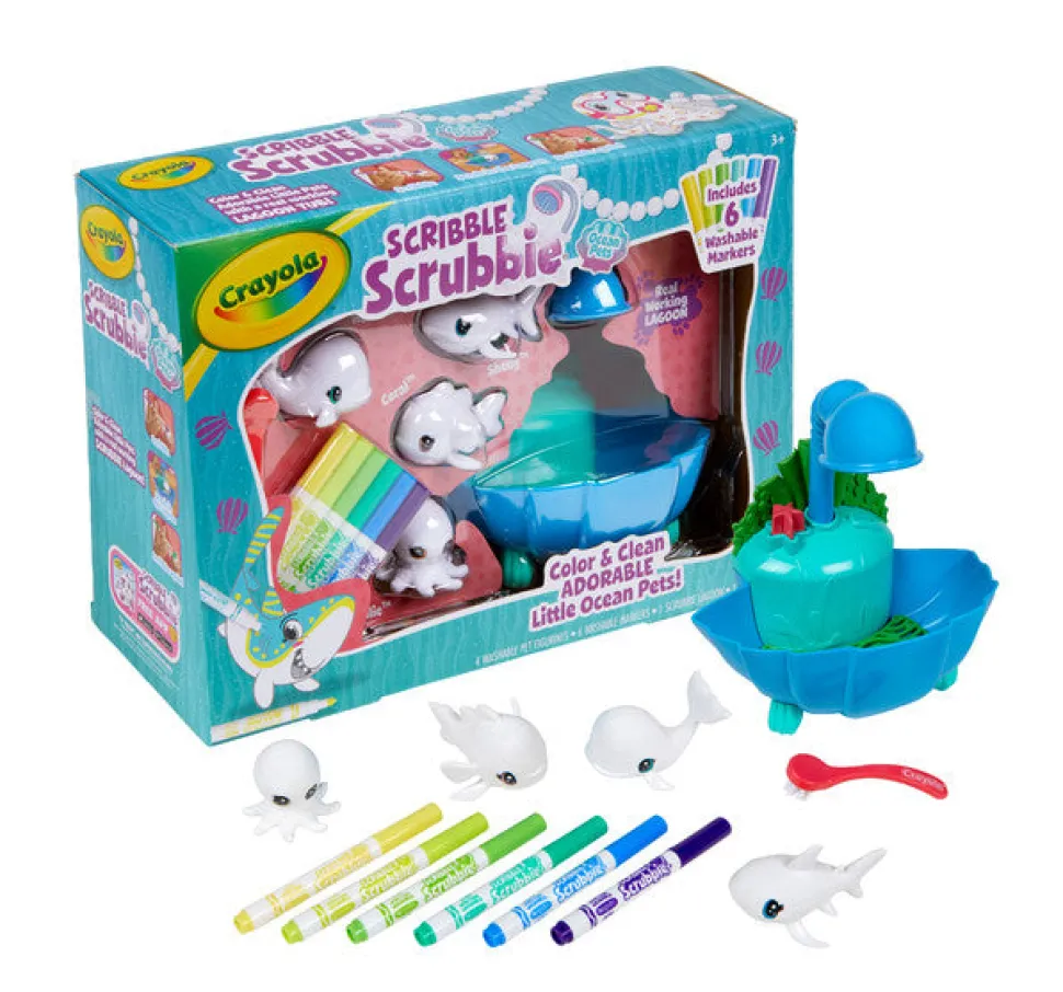 Crayola Scribble Scrubbie Pets Ocean Lagoon Playset Discount