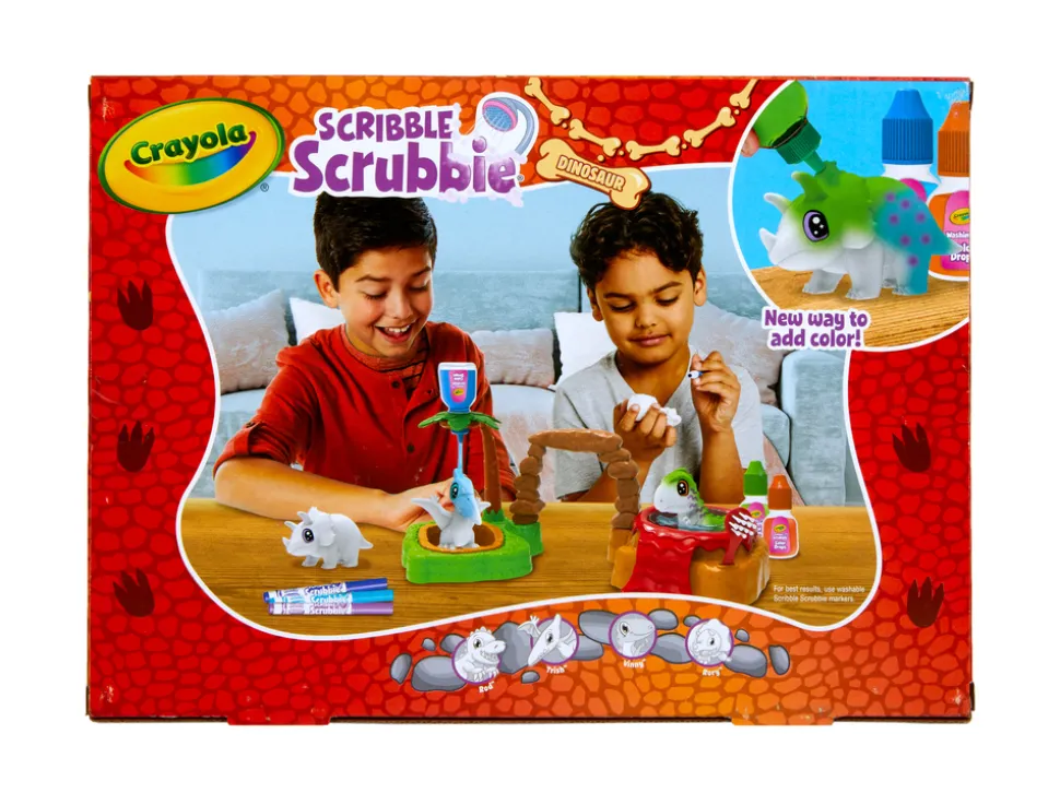 Crayola Scribble Scrubbie Pets Dinosaur Island New