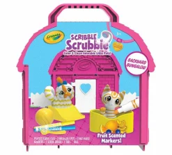 Crayola Scribble Scrubbie Backyard Bungalow Playset New