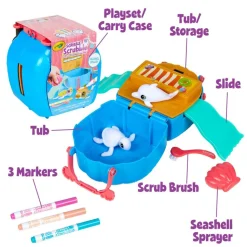 Crayola Scribble Scrubbie Seashell Splash Kit Fashion
