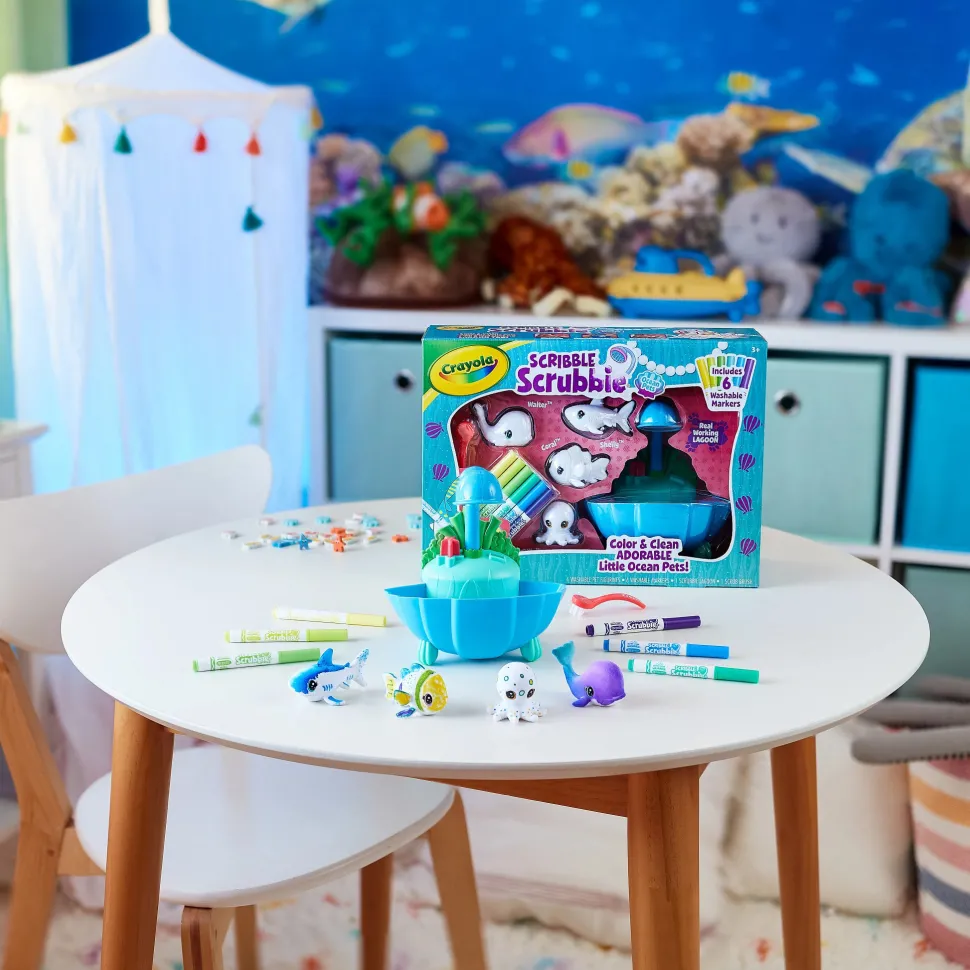 Crayola Scribble Scrubbie Pets Ocean Lagoon Playset Discount