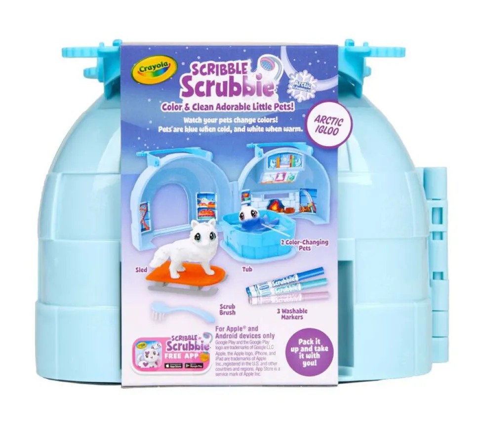 Crayola Scribble Scrubbie Pets Arctic Igloo Kit Best Sale