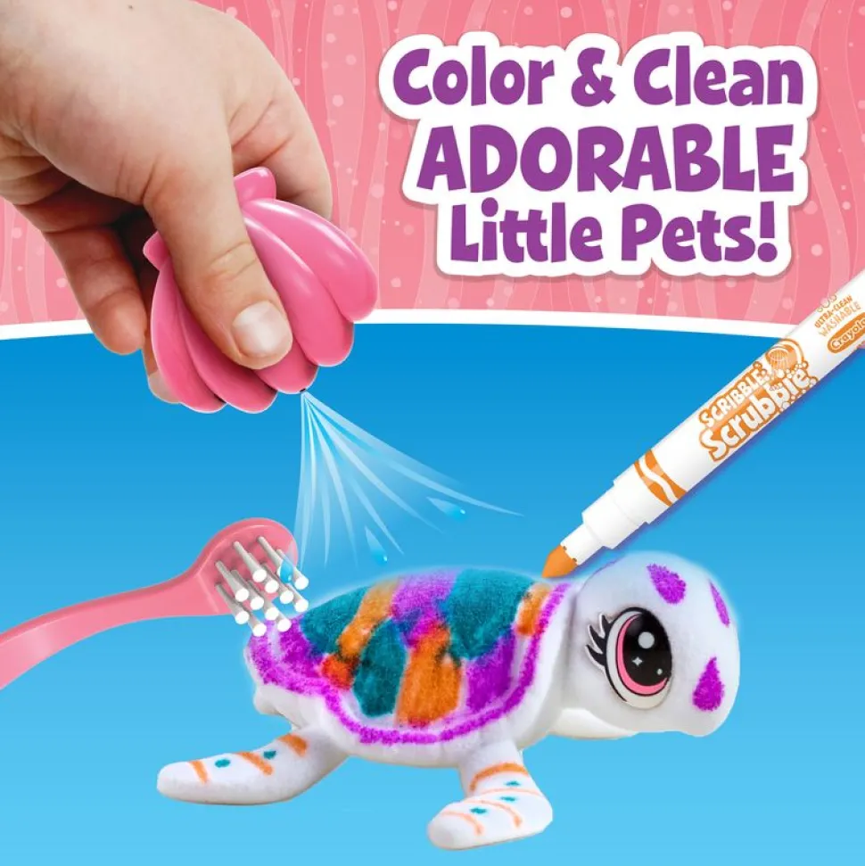 Crayola Scribble Scrubbie Seashell Splash Kit Fashion