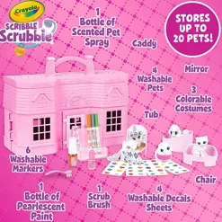 Crayola Scribble Scrubbie Pets Super Salon Playset Flash Sale