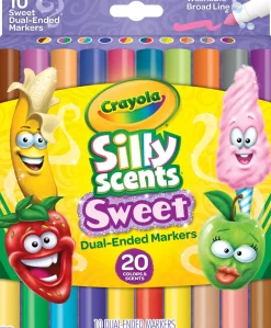 Crayola Silly Scents Dual-Ended Markers 10 Pack Discount