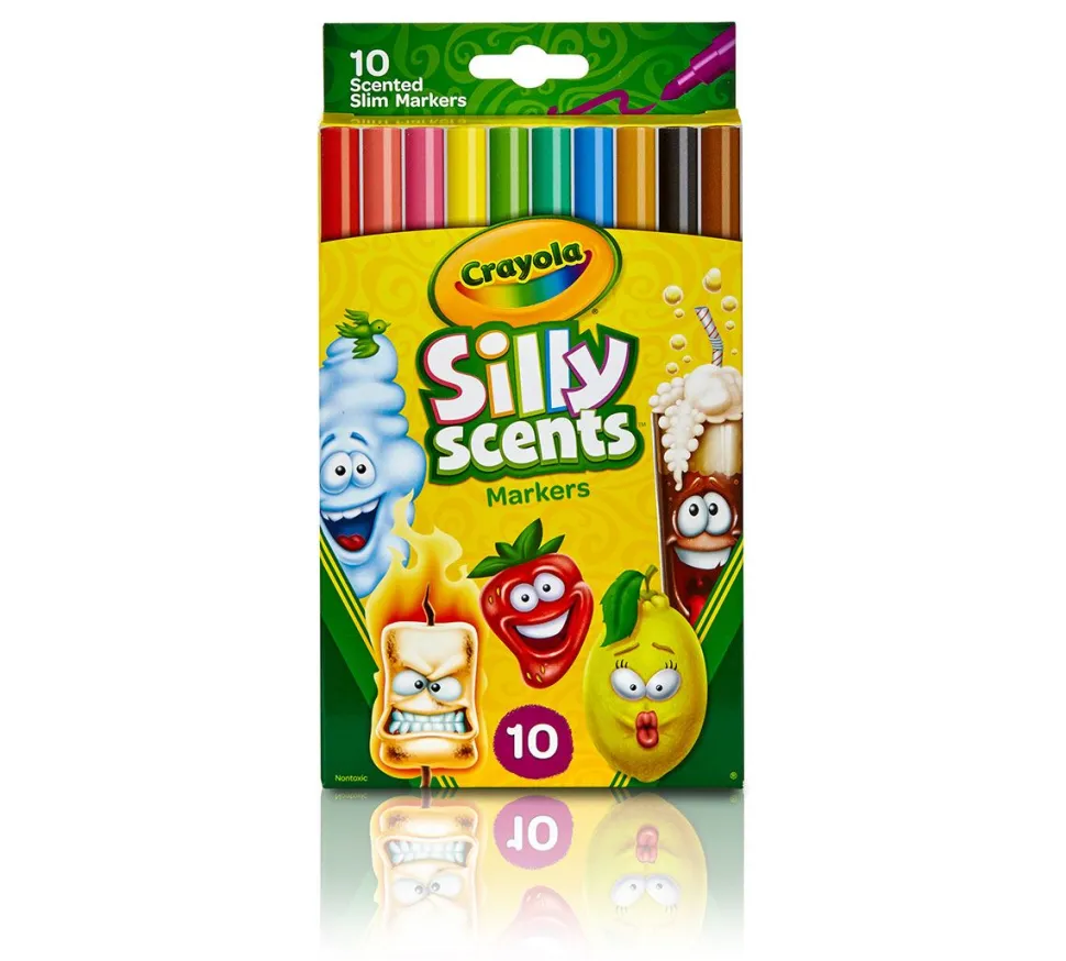 Crayola Silly Scents Slim Markers 10 Pack Discount