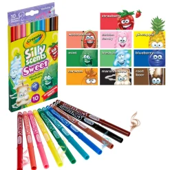 Crayola Silly Scents Slim Markers 10 Pack Discount