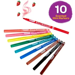 Crayola Silly Scents Slim Markers 10 Pack Discount