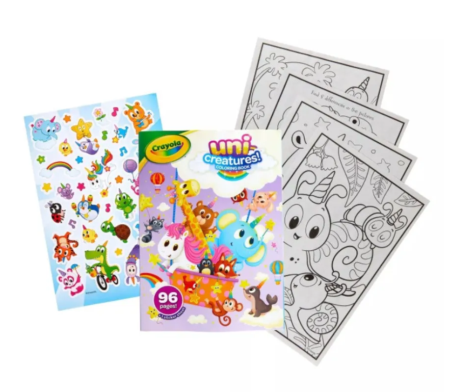 Crayola Uni-Creatures 96 Page Colouring Book Cheap