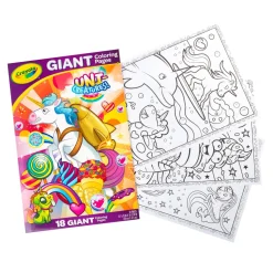 Crayola Uni-Creatures Giant Colouring Pages Online