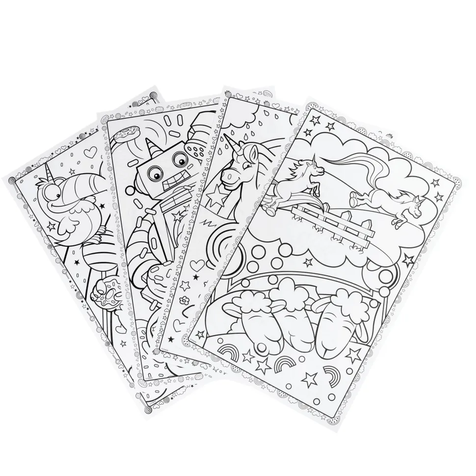 Crayola Uni-Creatures Giant Colouring Pages Online