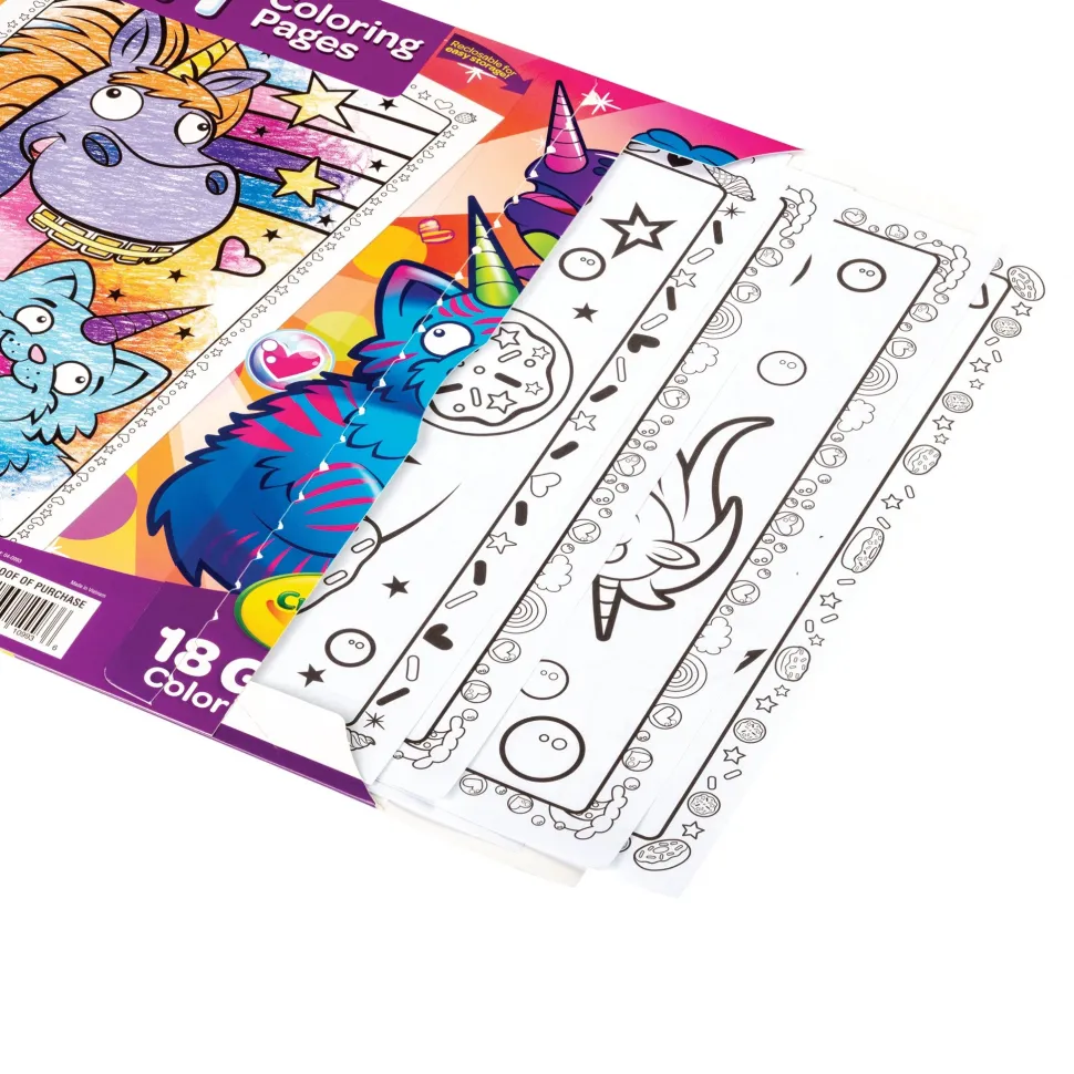 Crayola Uni-Creatures Giant Colouring Pages Online