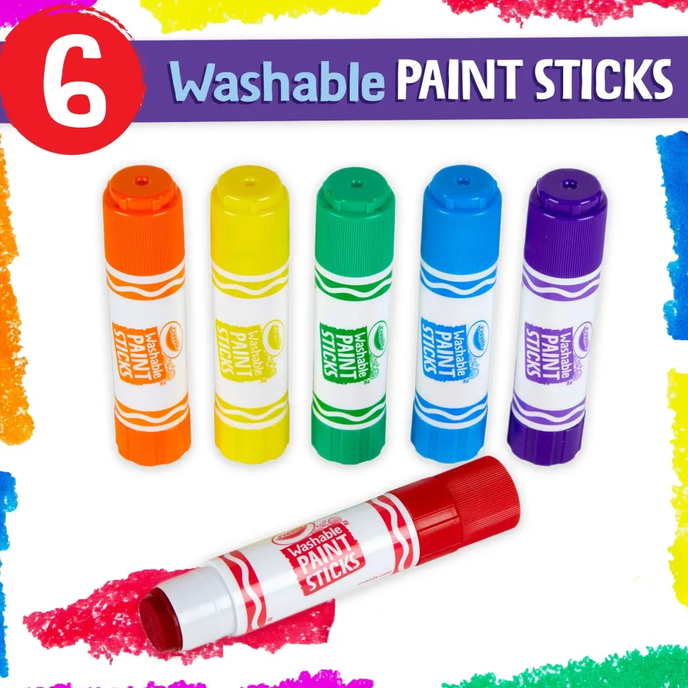 Crayola Washable Paint Sticks 6 Pack Online