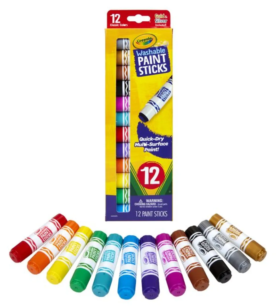 Crayola Washable Paint Sticks 12 Pack Cheap