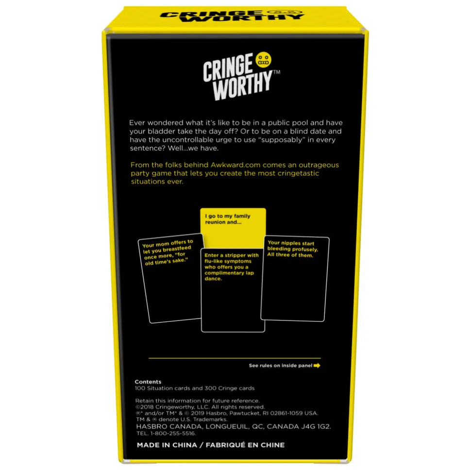 Hasbro Gaming Cringeworthy Party Game Flash Sale