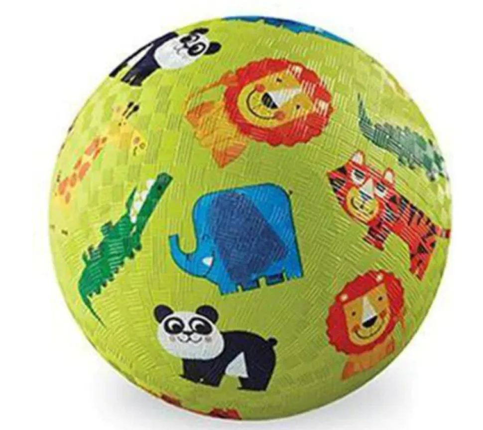 Crocodile Creek Croc Creek 7 Inch Playground Ball Jungle Animals Cheap