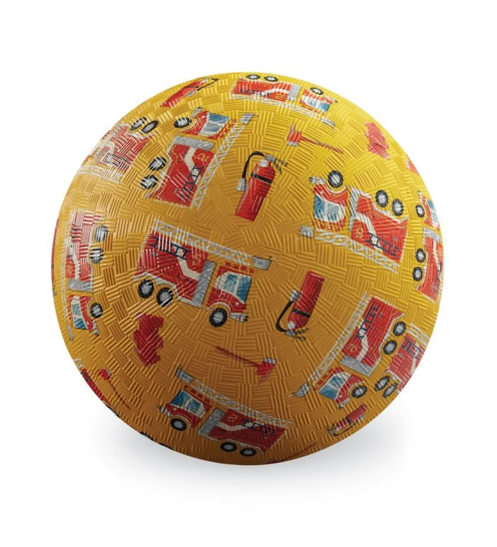 Crocodile Creek Croc Creek 5 Inch Playground Ball Fire Truck Shop
