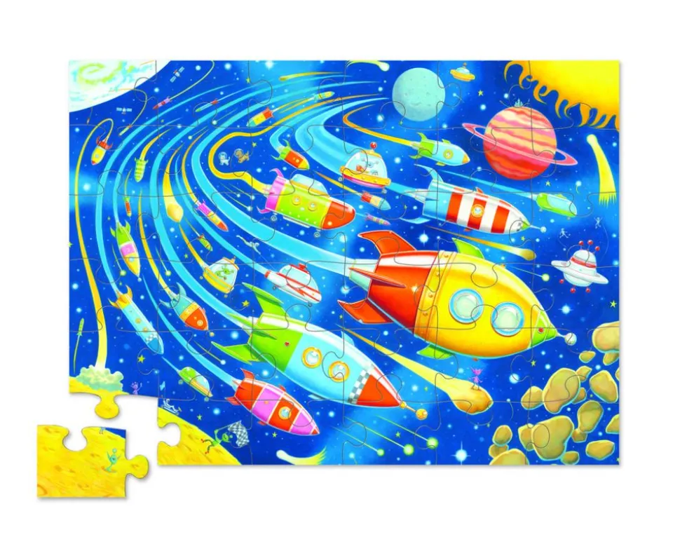 Crocodile Creek 36 Piece Floor Puzzle Space Race Sale