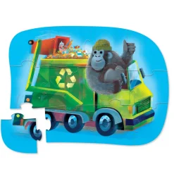 Crocodile Creek 12-Pc Mini Puzzle Go Gorilla New