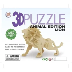 Toyworld NZ 3D Wooden Puzzle Animals Assorted Styles Sale