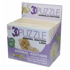 Toyworld NZ 3D Wooden Puzzle Animals Assorted Styles Sale