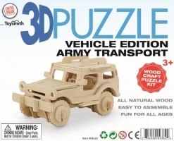 Toyworld NZ 3D Wooden Puzzle Vehicles Assorted Styles Flash Sale