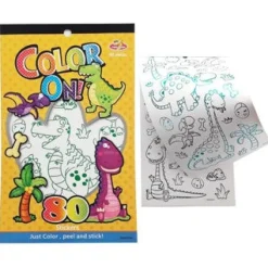 Toyworld NZ Dino Colour In Sticker Book 242X147 Discount