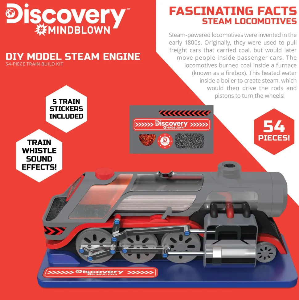 Discovery Mindblown DIY Model Steam Engine Online