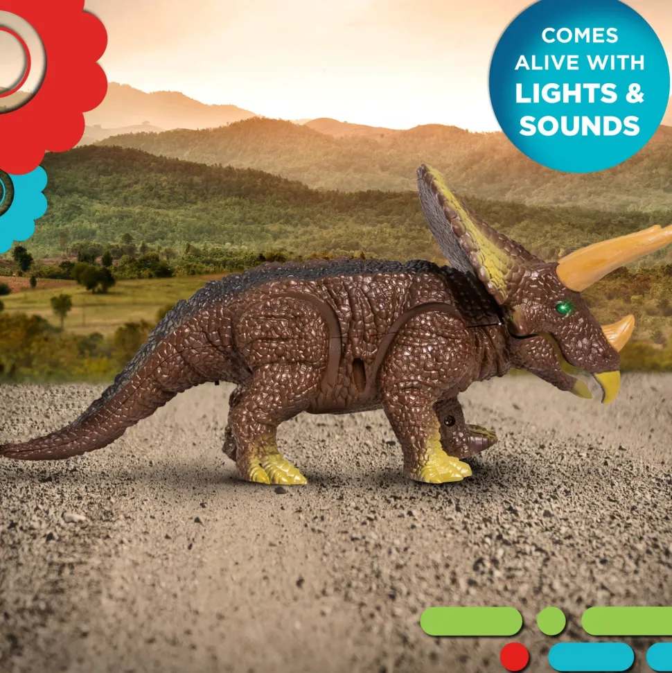 Discovery Triceratops Remote Control Pet Creature Best Sale