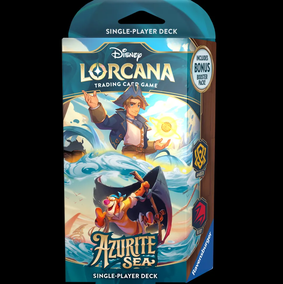 Lorcana Disney Series 6 Azurite Sea Single-Player Deck: Amber & Ruby Best Sale