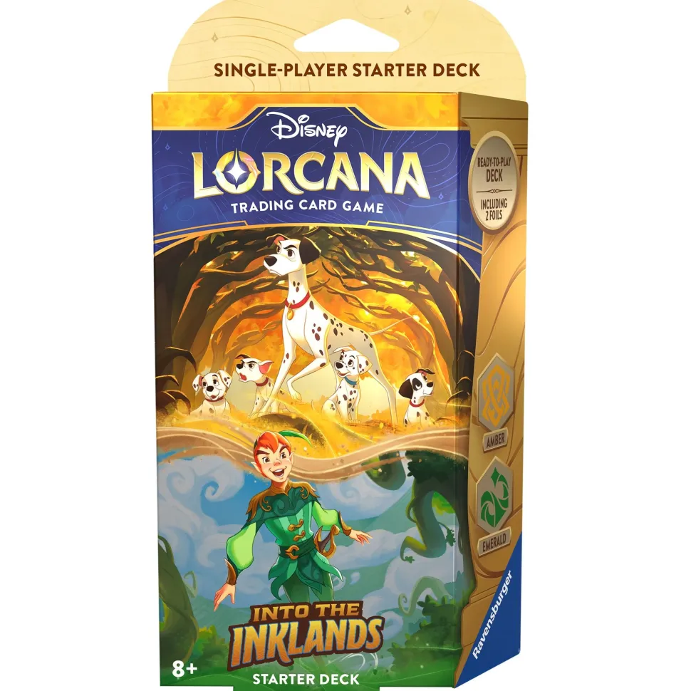 Lorcana Disney TCG S3 Into The Inklands Starter Deck – Amber & Emerald Online